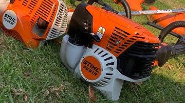 Cold start (2 weeks) on a stihl FS91R