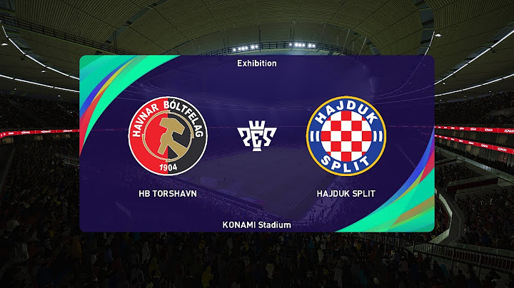 Havnar Bóltfelag vs Hajduk Split (01/08/2024) UEFA Europa Conference League PES 2021