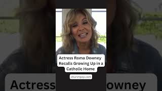 Actress Roma Downey Recalls Growing Up in a Catholic Home #catholic #shorts #inspiration #prayer