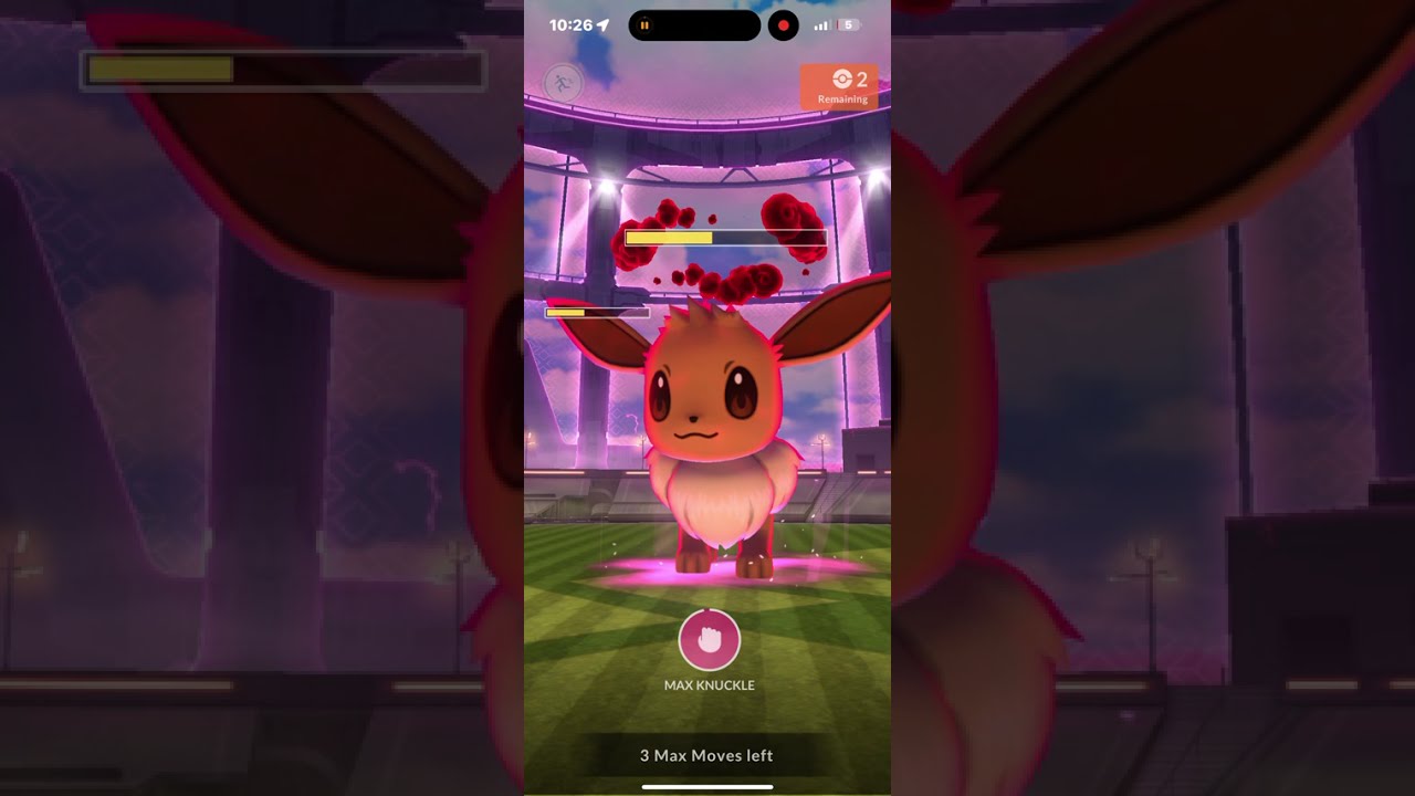 Solo Dynamax Eevee (Kinda difficult) 