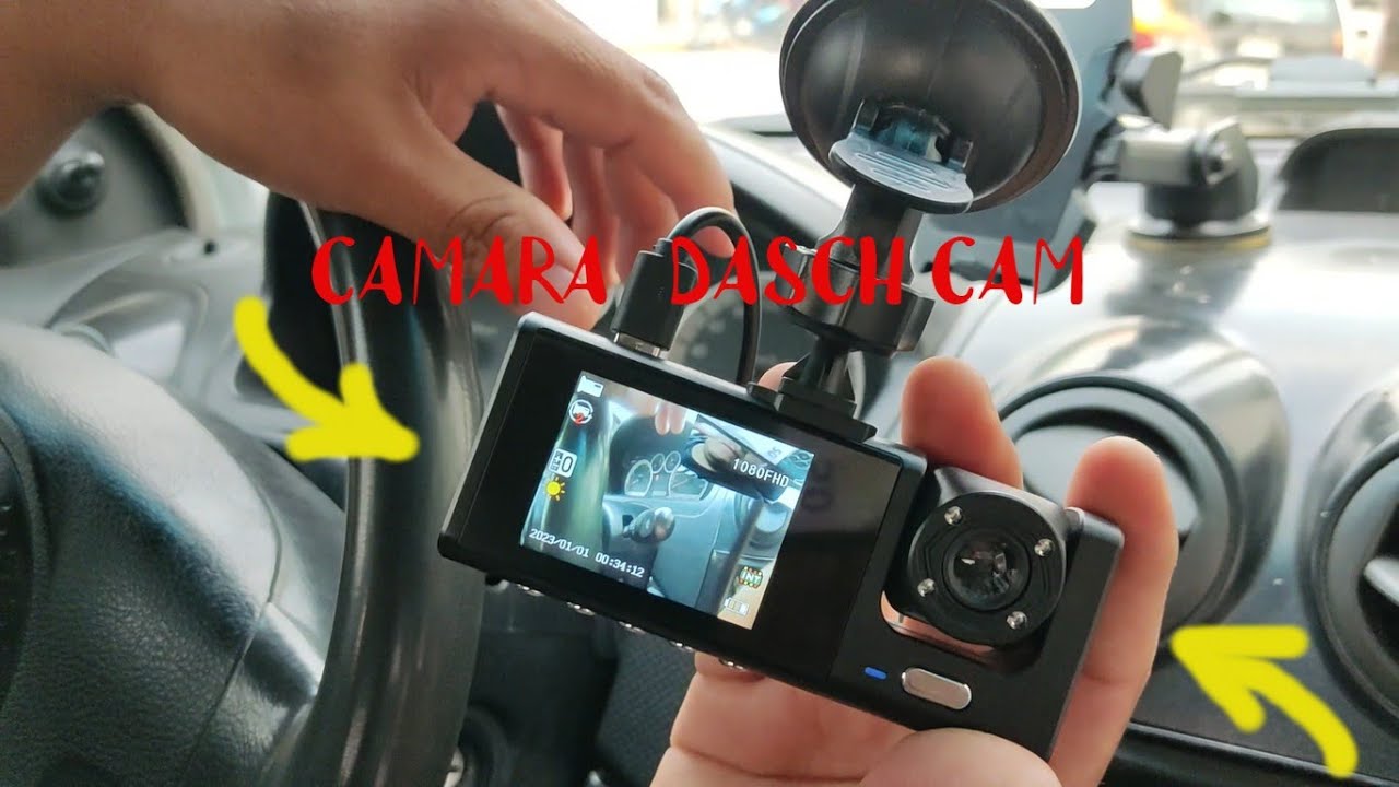 como instalar una camara dasch cam