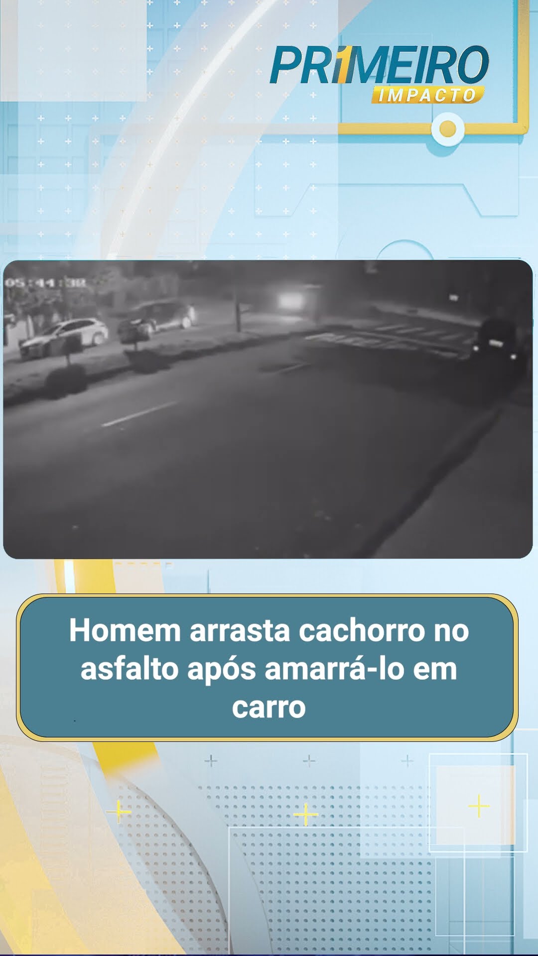 Homem arrasta cachorro no asfalto após amarrá-lo em carro