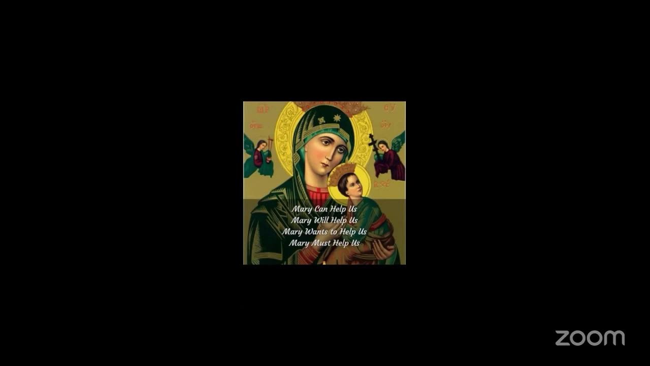 Divine Mercy hour (Reflection on Diary 58-Sr Faustina) & Mother of Perpetual Help Chaplet