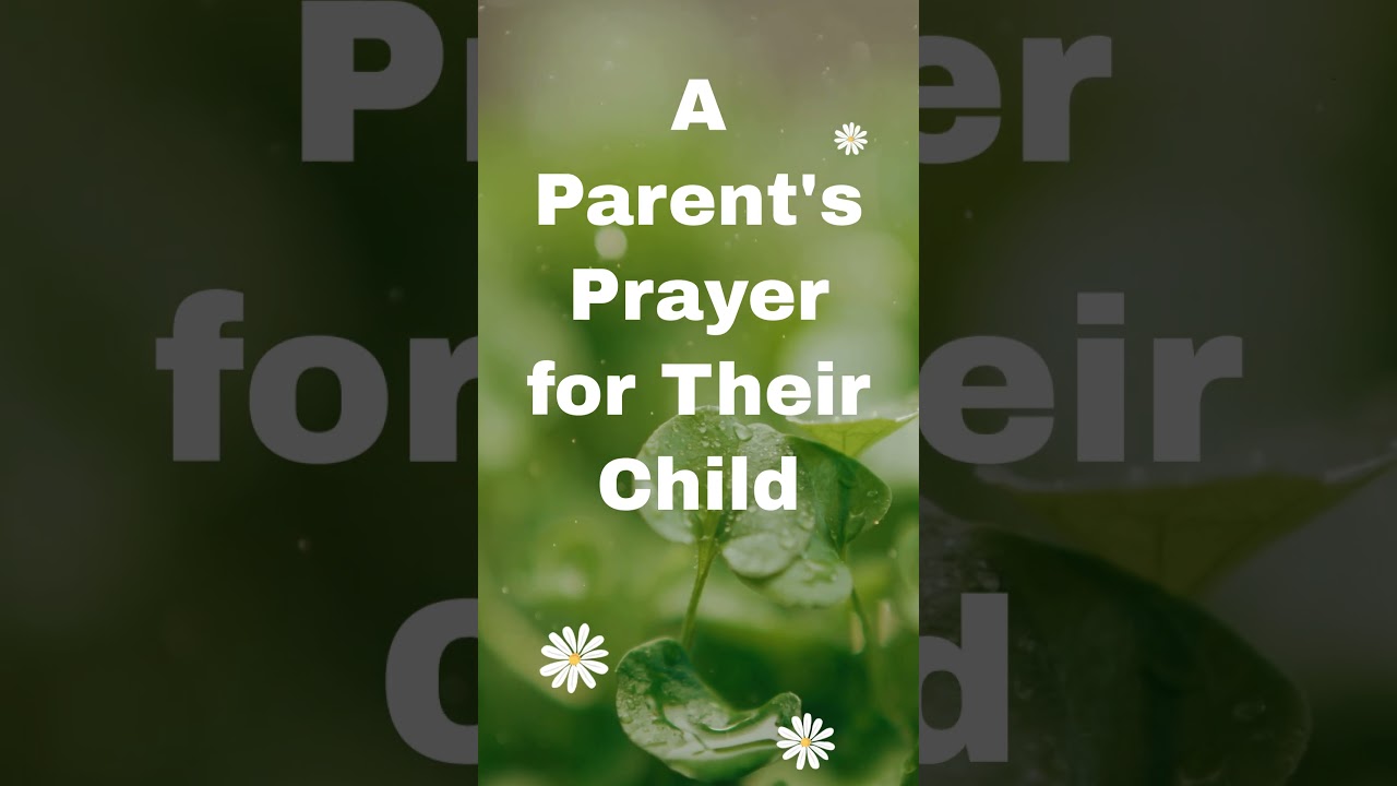 Молитва родителей за своего ребенка