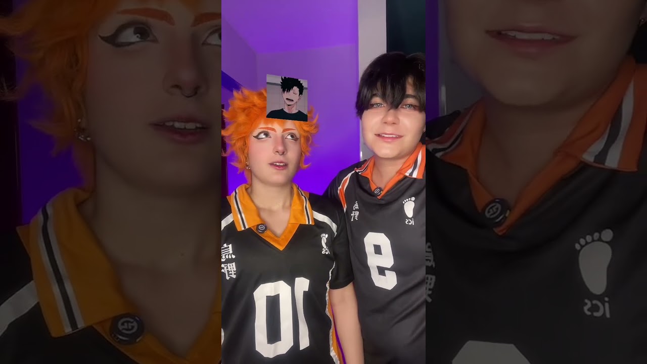 HINATA E KAGEYAMA TIRAM NO FILTRO!! #cosplay #haikyuu @Nandalorenzine