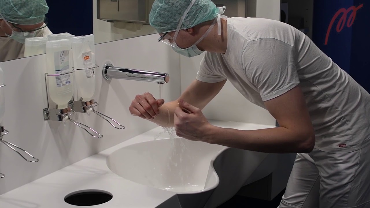 Kirurginen käsidesinfektio ja steriilin pukeutumisen vaiheet