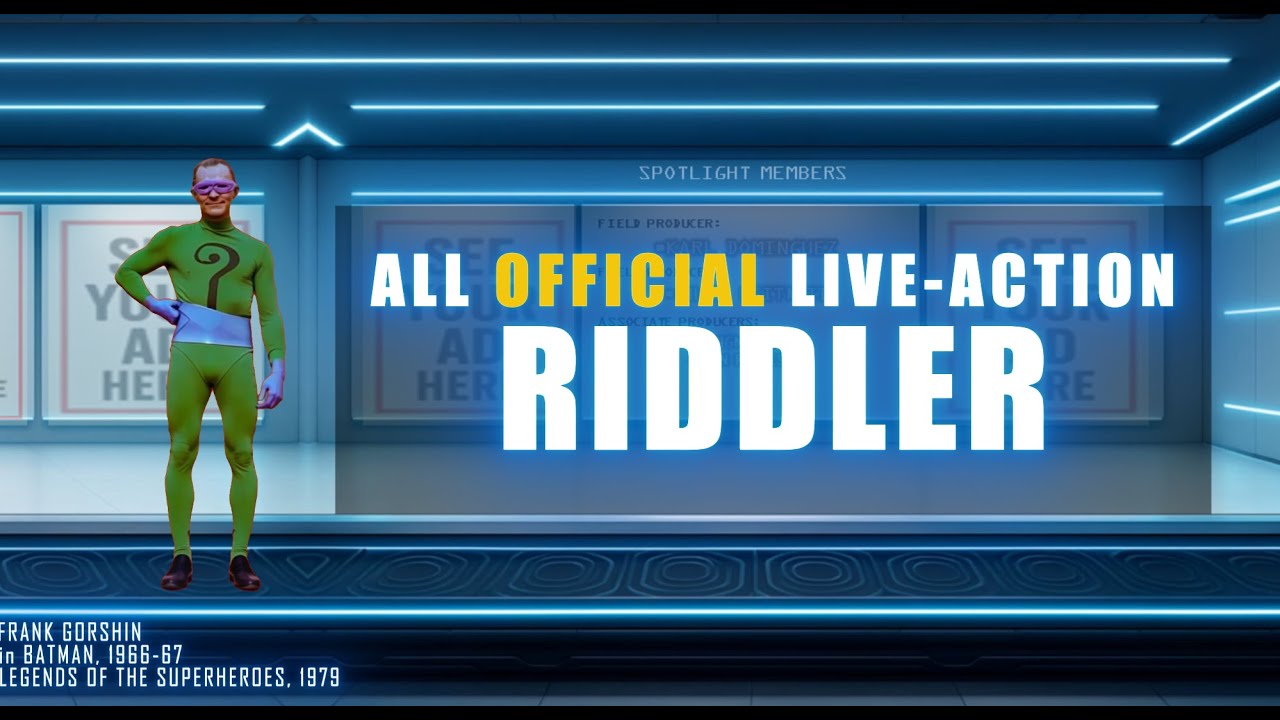 The 5 OFFICIAL RIDDLER in Live-Action – Complete List (Or Did We Miss ...