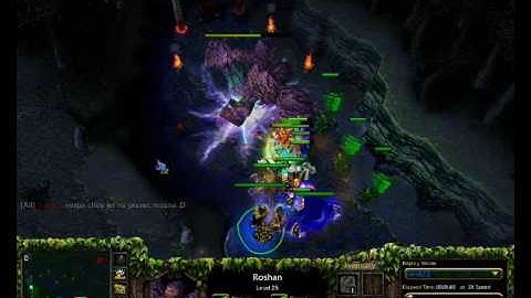 Dota roshan lvl 1 kill public 6.61b