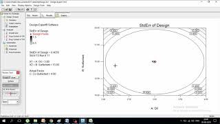 How to determine the Response Surface in Design Expert Software