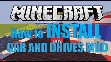 How to install Car and Drives Mod for Minecraft 1.11.2/1.10.2/1.7.10