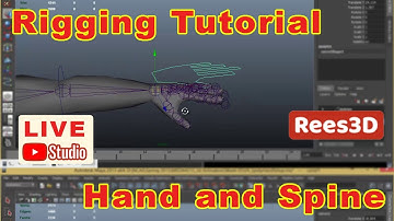 Maya Rigging Tutorial - Hand and Spine Control | Rees3D.com