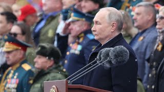 Putin at Military Parade, Says Forces on 