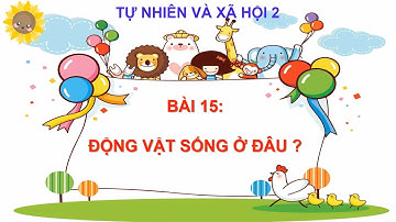 Tuần 17 - Tự nhiên và xã hội - Động vật sống ở đâu ?