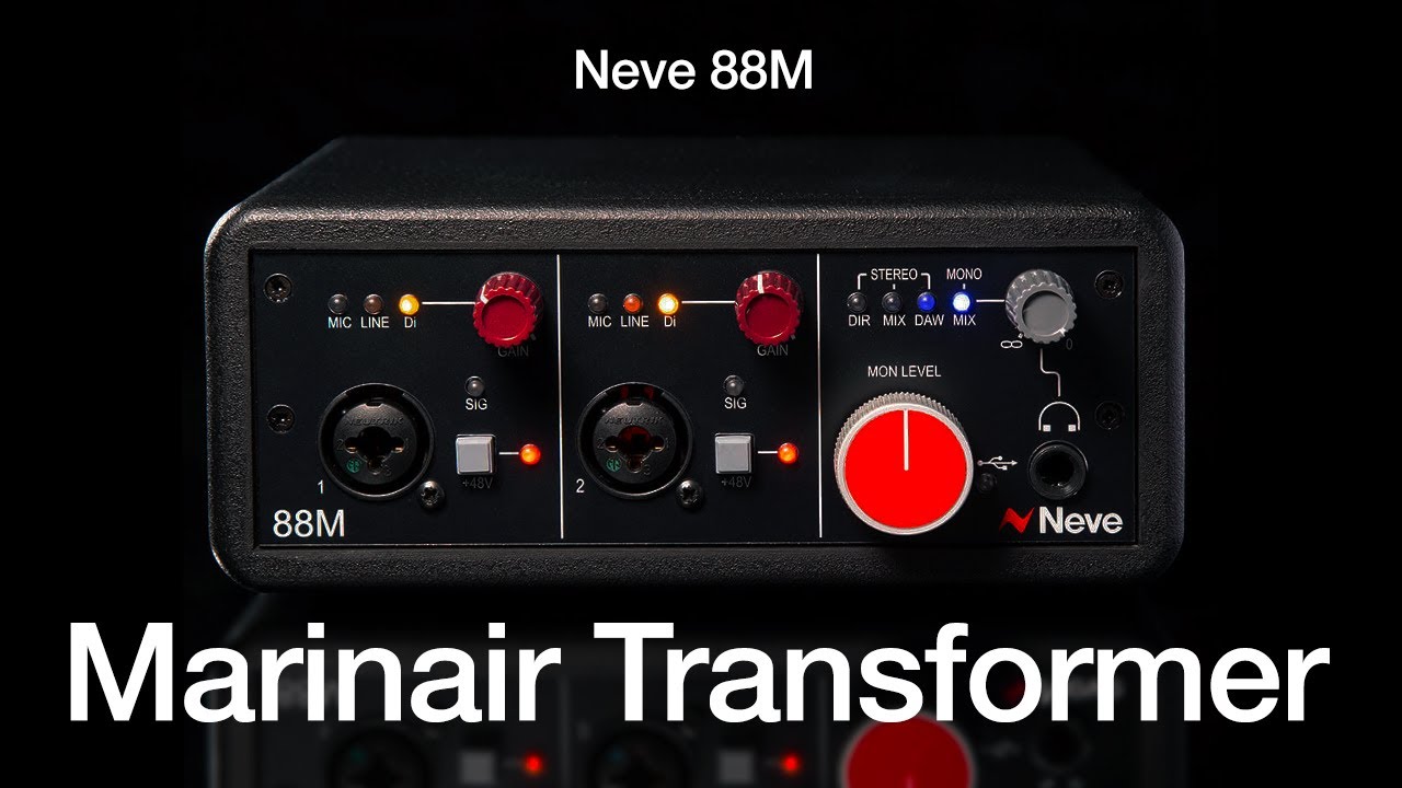 Neve 88Mに搭載されているMarinairトランスについて - YouTube