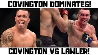 Colby Covington vs Robbie Lawler Full Fight Reaction and Breakdown - UFC on ESPN 5 Recap