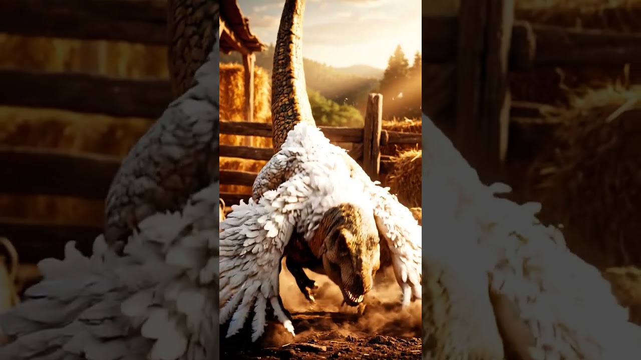 Mr. Rex is actually Mr. Chicken’s great great great great great great great grandpa