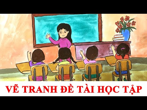 vẽ tranh đề tài học tập anime - VẼ TRANH ĐỀ TÀI HỌC TẬP- VẼ TRANH CHỦ ĐỀ HỌC TẬP LỚP 6 2 vẽ tranh đề tài học tập anime