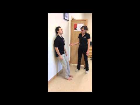 exercice deroulé dos au mur