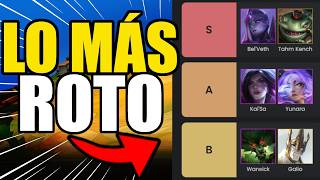 ✅ TIER LIST COMPOS MÁS ROTAS del COMPETITIVO de TFT 🔥 TOP COMPS