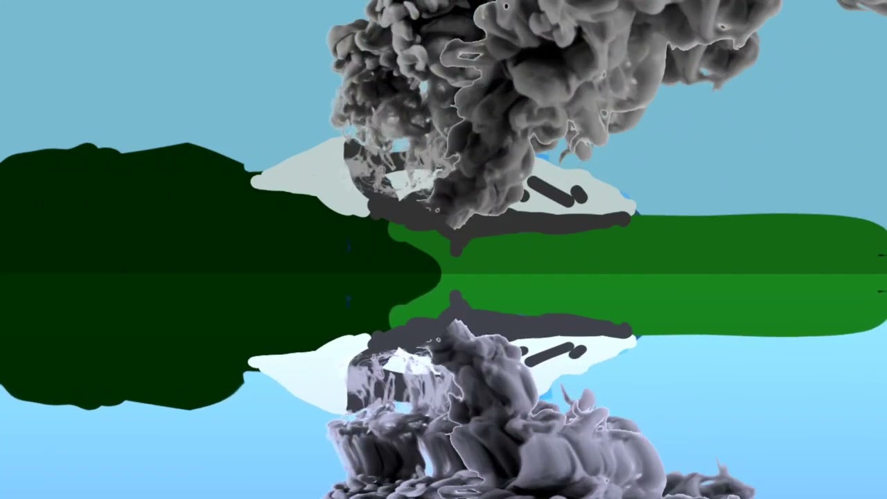 Mount st helens eruption simulation 