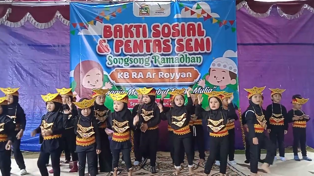 Senam kreasi angkat tanganmu kelas KB Ar Royyan