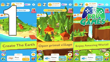 Evolution Idle Tycoon - World Builder Simulator Gameplay Walkthrough #1 (Android, IOS)