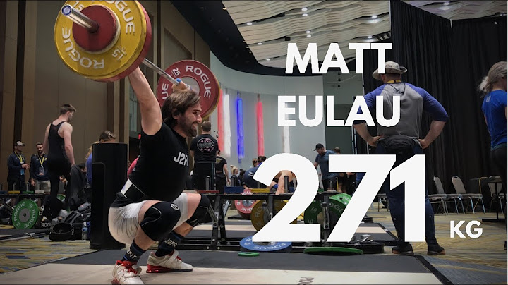 Matt Eulau (81kg, USA) 271kg at 2021 National Championships