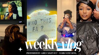 WEEKLY VLOG! BTS OF MAGIC CITY DOCUMENTARY + SHOOTING MY NEW PRODUCTS + GIRLS NIGHT OUT +CAR MUKBANG