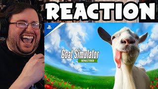Gor's "Goat Simulator Remastered - Announcement Trailer" REACTION (Great Trailer!)