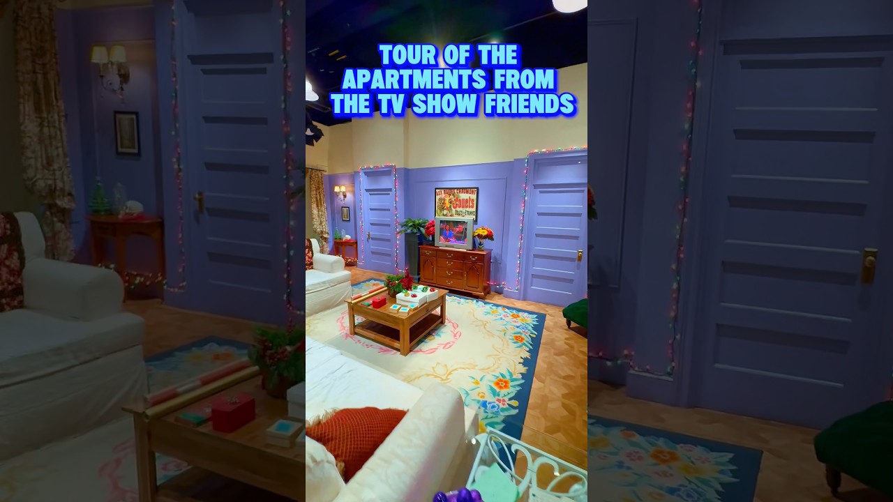 A tour of the apartments from the TV show “Friends” in New York City. What do you think? 