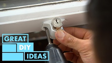 How to Install a Window Lock | DIY | Great Home Ideas