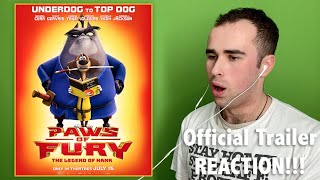 Paws of Fury: The Legend of Hank Official Trailer REACTION!!!