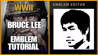 Call of Duty WW2 Bruce Lee Emblem Tutorial