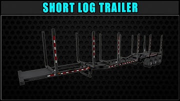 Short Log Trailer 🚩 New Mod Release 🚩 ✔ Farming Simulator 2019 ✔ FDR Logging
