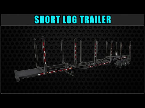 LT-58 Short Log Trailer | Farming Simulator 2019 | Logging Mods