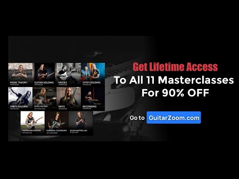 Get Lifetime Access To All 11 Masterclasses For 90% OFF | GuitarZoom.com