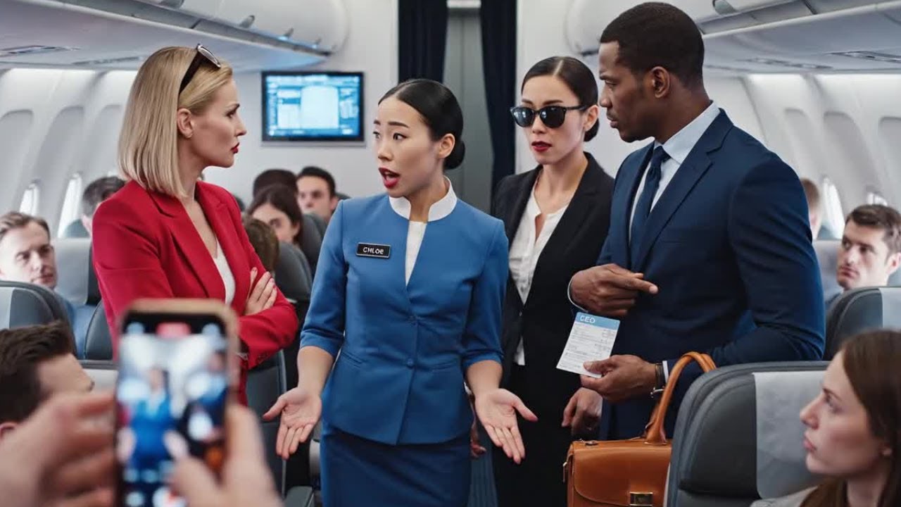 White Woman Blocks Black CEO’s Seat, Minutes Later—He Grounds the Whole Airline.