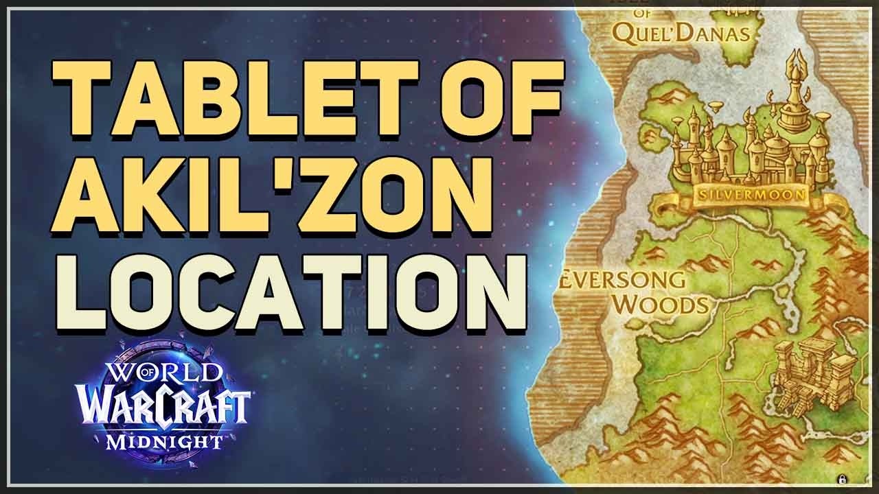 Tablet of Akil'zon Location WoW - YouTube