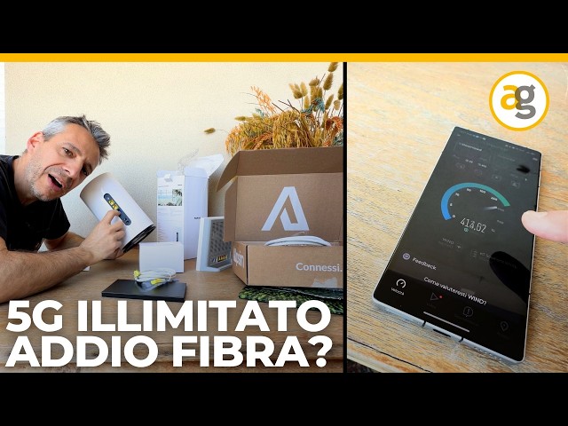 SIM 5G illimitata + 2 router: ADDIO FIBRA? (Per qualche situazione SI)