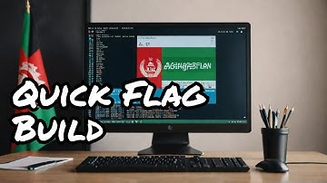 CREATE Afghanistan Flag in JUST 5 Minutes with HTML CSS JavaScript!
