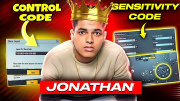 @JONATHANGAMINGYT New Sensitivity Settings And Control Layout 2.2 Update🔥| Jonathan Sensitivity Code