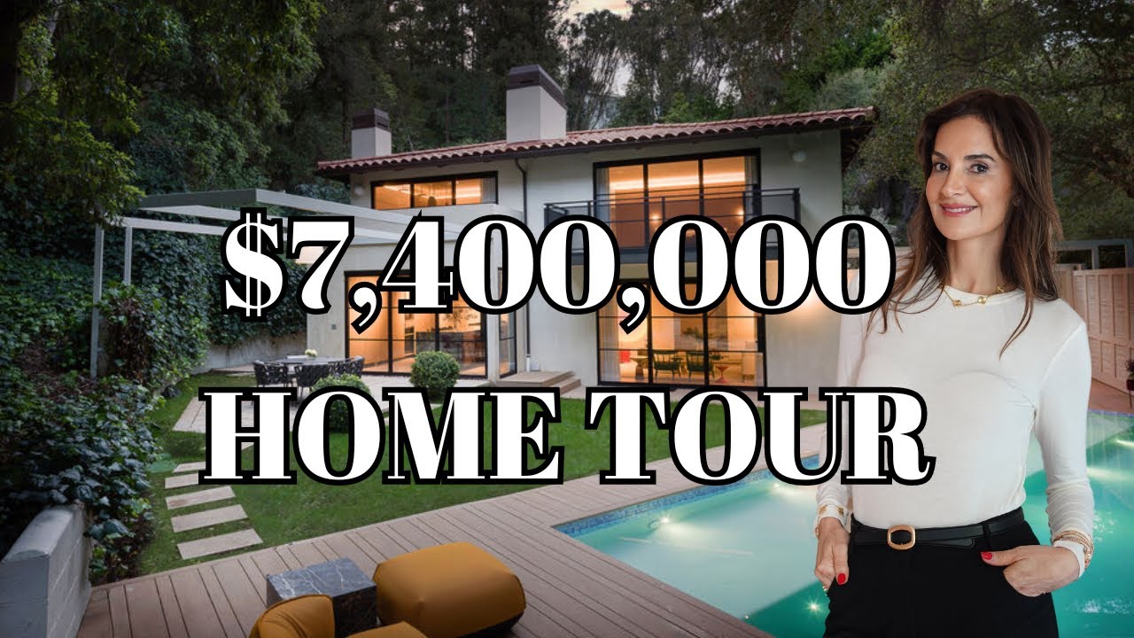 Inside a STUNNING $7.4M Los Angeles Modern Spanish Home! Developer Reveals ALL