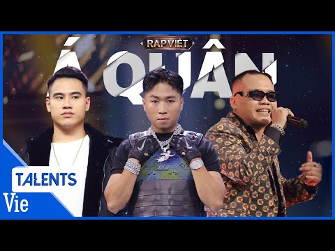 3 Á Quân tại 3 mùa Rap Việt và những bản rap ghi dấu cực đỉnh: Gducky, Blacka, 24K.Right