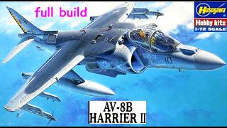 AV-8B Harrier II, 1/72 full build, Hasegawa 00454 (D24)