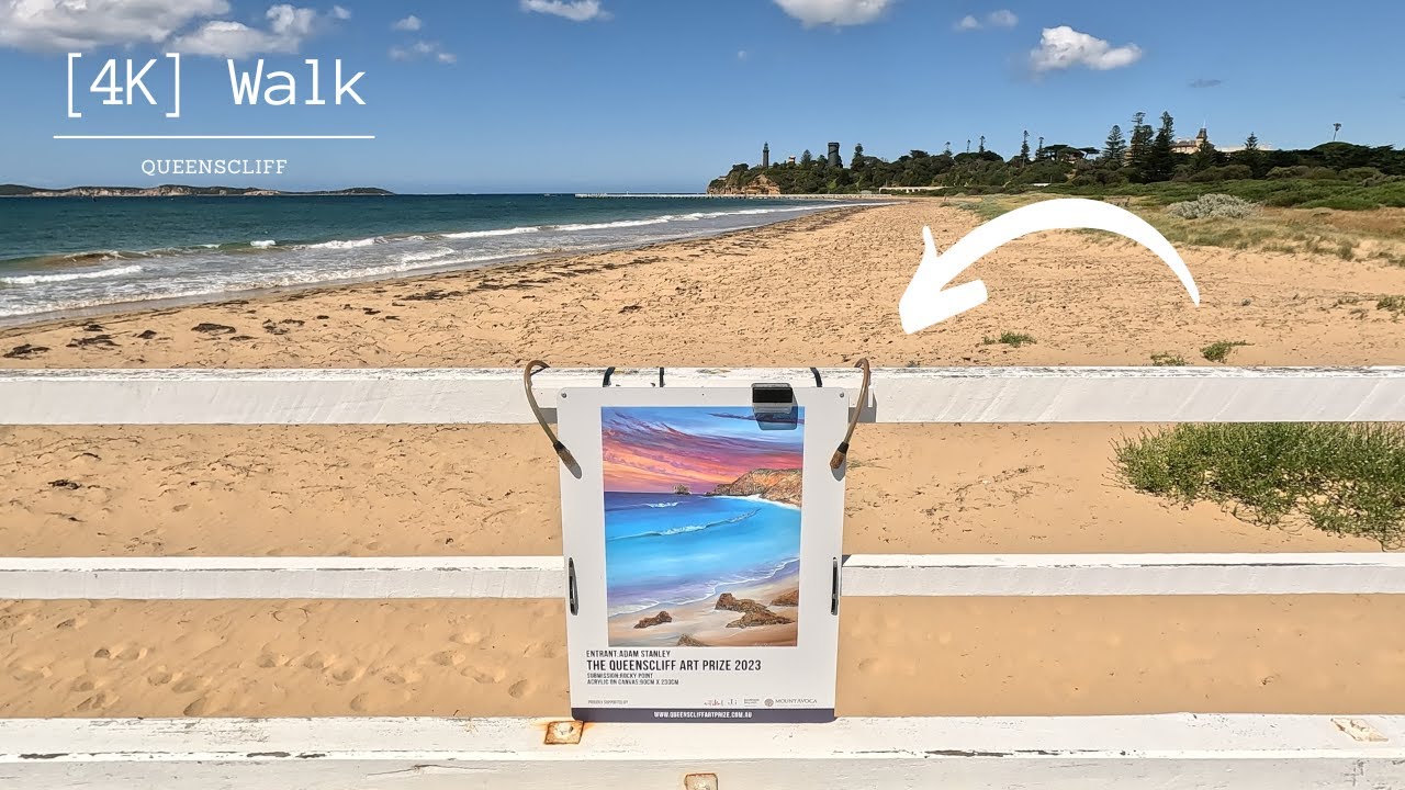 Queenscliff, Melbourne's Seaside Village [4K] Ambient Walk