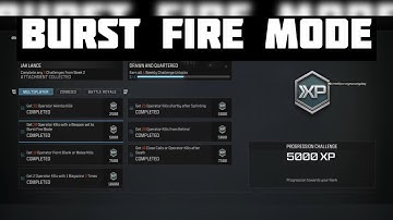 (MW3) Get 30 operator Kills with (Burst Fire Mode)