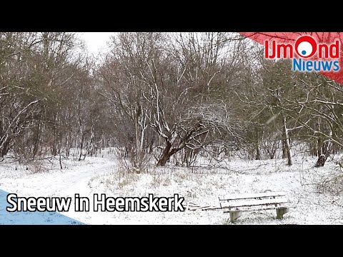 Sneeuw in Heemskerk