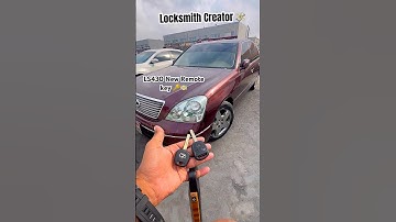 Lexus Ls430 spare remote key program🔐 #keyprogrammer #locksmithskills #locksmith #keymaker #carkeys