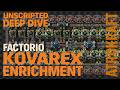 Factorio Kovarex Done Right — Blue Belt Enrichment + 4-Reactor Nuclear Plant