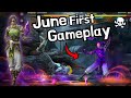 June - FIRST FEMALE LEGENDARY HERO Gameplay 🔥 || *June* Will Blow your Mind || Shadow Fight 4 Arena